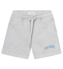 Les Deux Sweatshorts - Blake - Snow Gemleerd/gewassen Denim Blu