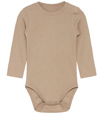Hust and Claire Bodysuit l/s - Buller - Bamboo - Mocha