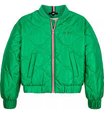 Tommy Hilfiger Gevoerde Jas - Olympisch Green