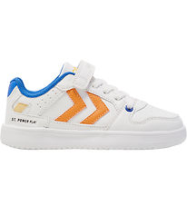 Hummel Schoenen - ST. Power Play Jr - Wit/Oranje