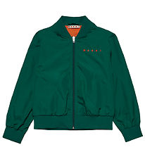 Marni Jacket - Pine Green w. Orange