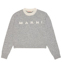 Marni Blouse - Recadr - Laine - Gris Chin av. Crme