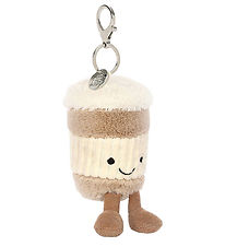 Jellycat Laukun riipus - 18x5 cm - Viihdyttv kahvi mukaan