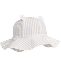 Liewood Sun Hat - Amelia - Stripes Crisp White/Sandy
