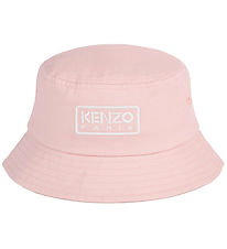 Kenzo Bucket Hat - Veiled Pink w. White