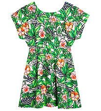 Kenzo Dress - Mint Green w. Flowers/Pointelle