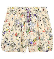 Zadig & Voltaire Shorts - Nicole - Cream av. Fleurs