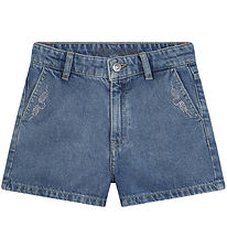 Zadig & Voltaire Jeansshorts - Elle - Denim Blue m. Strassstein