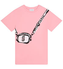 Little Marc Jacobs Kleid - Pink Gewaschen/Silber m. Tasche