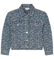 Little Marc Jacobs Jeansjacke - Denim Blue m. Print