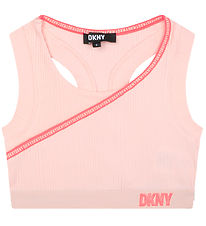 DKNY Top - Rib - Pink w. Pink