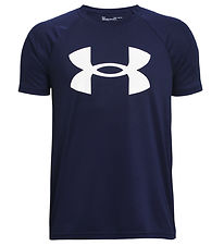 Under Armour T-Shirt - Tech Big Logo - Midnight Navy