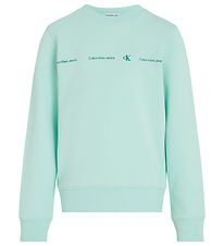 Calvin Klein Sweatshirt - Minimalistisk Reg.Cn - Blue Nyans