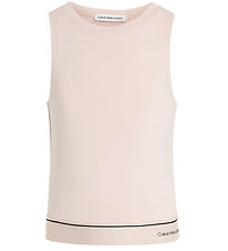 Calvin Klein Top - Tape Sleeveless Punto - Sepia Rose