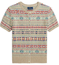 Polo Ralph Lauren Cardigan - Cotton/Wool - Beige/Multicolour