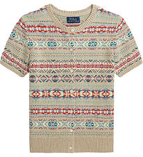 Polo Ralph Lauren Cardigan - Katoen/Wol - Beige/Multicolour