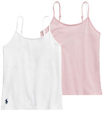 Polo Ralph Lauren Undershirt - 2-Pack - Carmel Pink/White