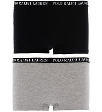 Polo Ralph Lauren Hipsters - 2-pack - Zwart/Grijs Gevlekt