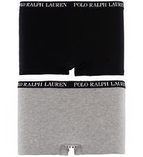 Polo Ralph Lauren Hipsters - 2-Pack - Black/Grey Melange
