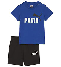 Puma Set - T-Shirt/Shorts - Minicats - Kobaltglazuur