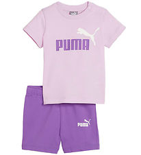 Puma Set - T-Shirt/Shorts - Minikatten - Grape Mist