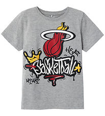 NBA-T-Shirt - NkmJamie - Grey Melange