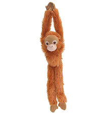 Wild Republic Knuffel - Hangend Aapje - 18x55 - Orang-oetan