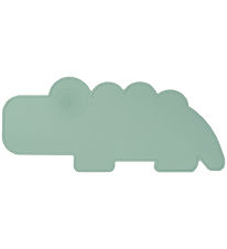 Done by Deer Set de Table - Silicone - Crocodile - Vert