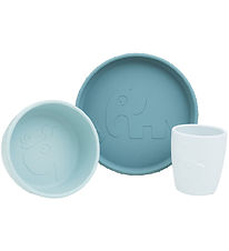 Done by Deer Dinner Set - Silicone - 3 Parts - Stick & Stay - De