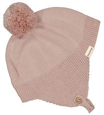 MarMar Baby Hat - Knitted - Aly - Faded Rose