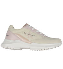 Calvin Klein Kengt - Low Cut Lace-Up - Beige/Vaaleanpunainen/Po