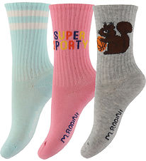 Mini Rodini Socks - 3-Pack - Super Sporty - Multi