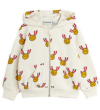 Mini Rodini Cardigan m. Muts - Medailles - Beige