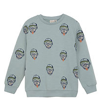 Minymo Sweatshirt - AOP - Afgrond