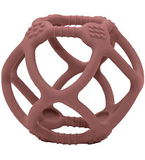 Petit Monkey Anneau de Dentition - Silicone - Acajou Rose