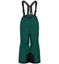 LEGO Wear Ski Pants w. Suspenders - LWPowai 708 - Dark Green