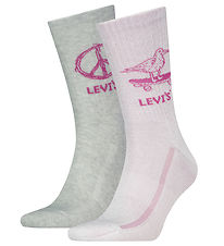 Levis Socks - 2-Pack - Pink Kombi