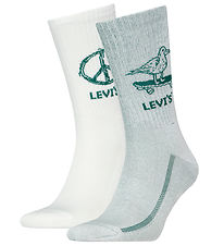 Levis Socks - 2-Pack - Regular Cut - Green Kombi