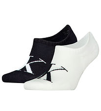 Calvin Klein Socks - 2-Pack - One Size - White/Black