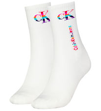 Calvin Klein Socken - 2er-Pack - Einheitsgre - Damen - Wei