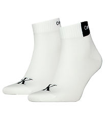 Calvin Klein Socks - 2-Pack - One Size - Mens - White/Black