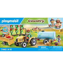 Playmobil Country - Tracteur avec remorque et rservoir d'eau -