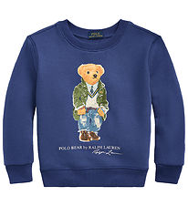 Polo Ralph Lauren Sweatshirt - Strand Royal m. Knuffel