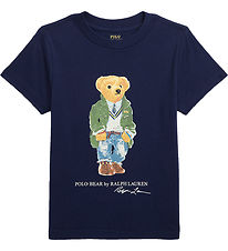 Polo Ralph Lauren T-Shirt - Navy m. Knuffel