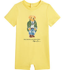 Polo Ralph Lauren Summer Romper - Oasis Yellow w. Soft Toy