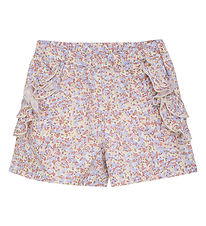 En Fant Shorts - AOP - Eierlikr m. Blumen