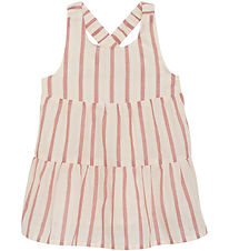 En Fant Dress - Striped - Egg nog