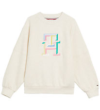 Tommy Hilfiger Sweatshirt - Multi Farbmonogramm - Calico Heathe