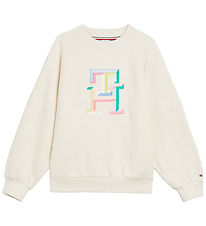 Tommy Hilfiger Sweatshirt - Multi Frgmonogram - Calico Heathe