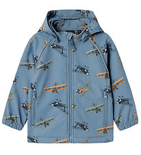 Name It Softshell Jacket w. Fleece - NmmAlfa - Coronet Blue w. F